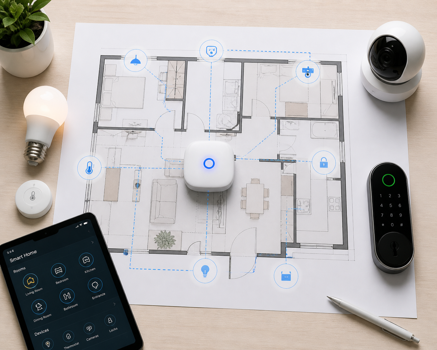 On-site Smart Home Planning